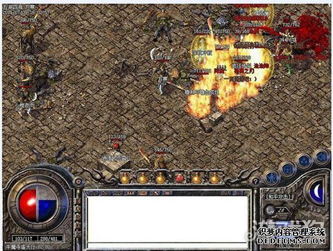 新出的1.90传奇之热血传说点卡版还原纯粹刷怪体验